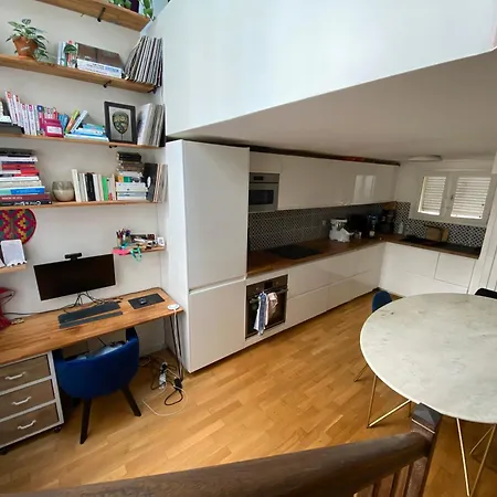 Apartmán Spacious Duplex 70m2 Fully Equiped In Oberkampf
